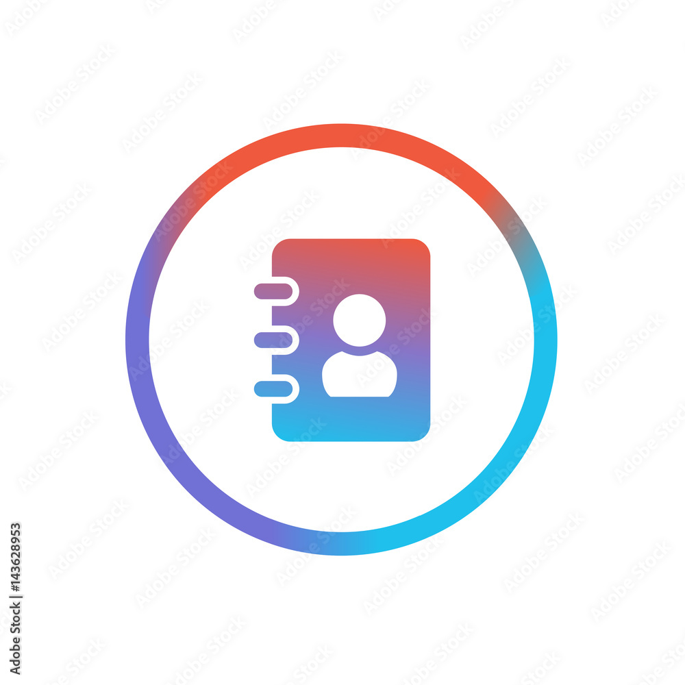 Three-Color Line App Icon Three-Color Line App Icon