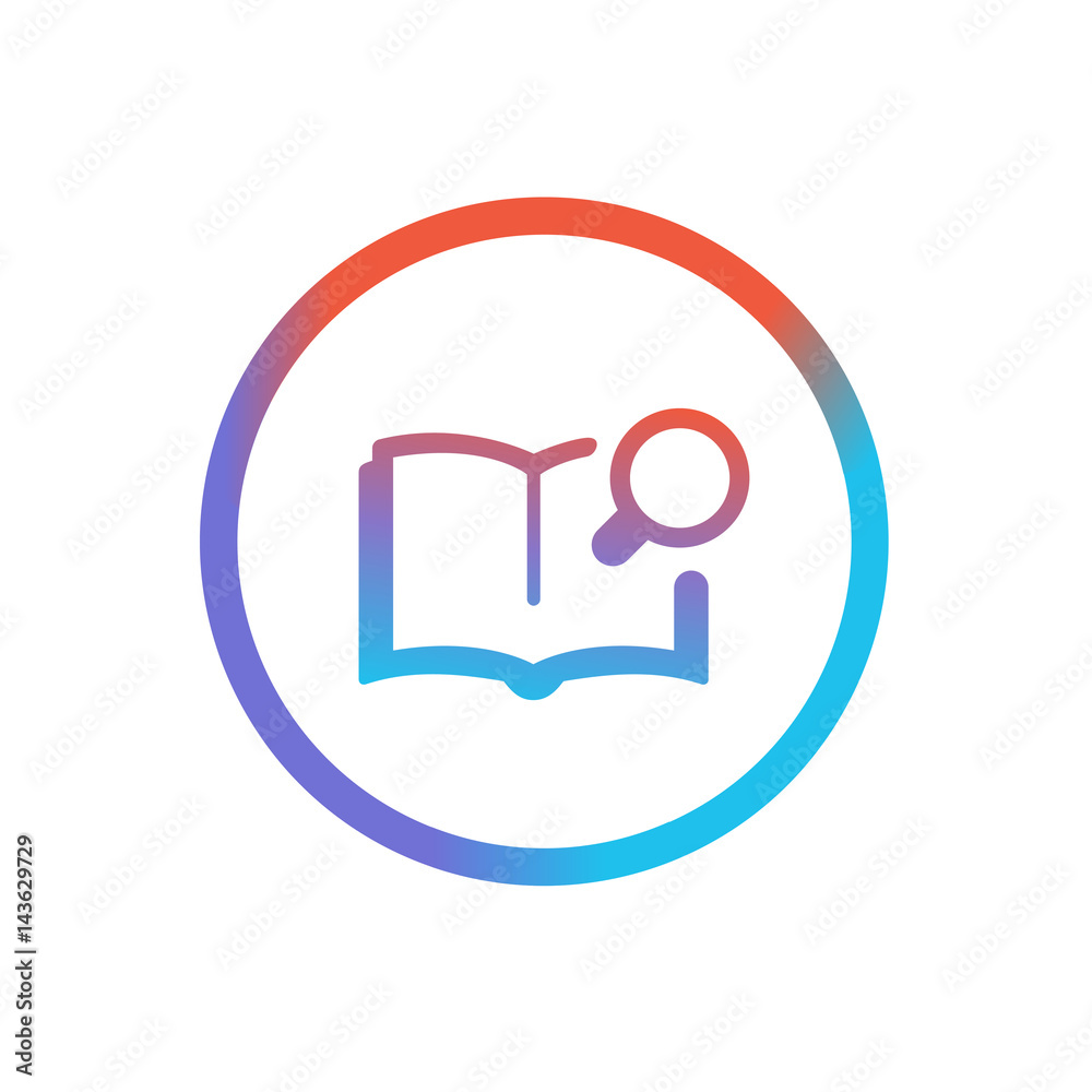 Line App Design Three Colors Stock Vector | Adobe Stock