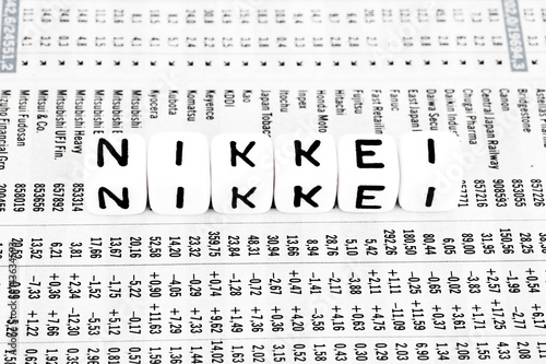 Wortsymbol Nikkei Aktienindex auf Börsenzeitung