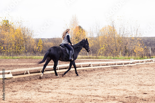 Girl and horse © keleny