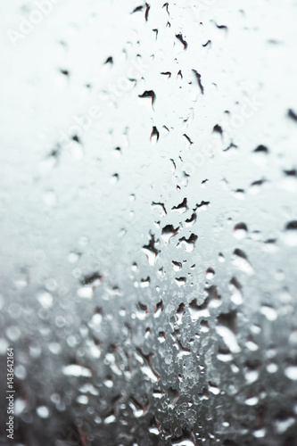 Drops on glass gradient focus © tadicc1989