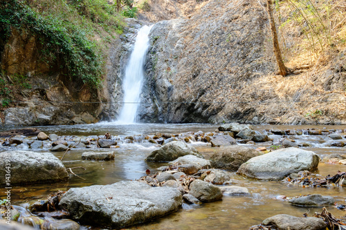 Jae Sorn Waterfall, nature waterfall in Lampang province, Thailand. photo