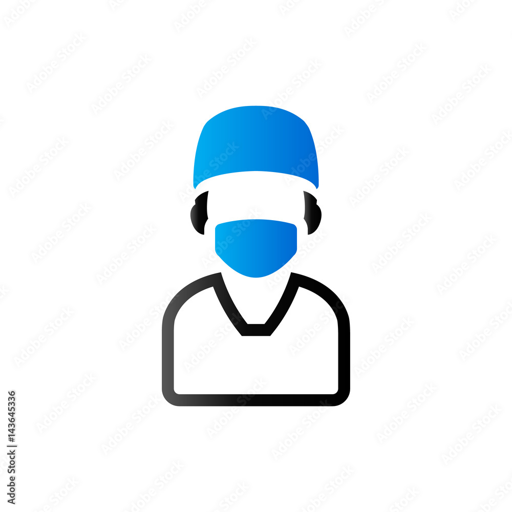 Duo Tone Icon - Surgeon Duo Tone Icon - Surgeon