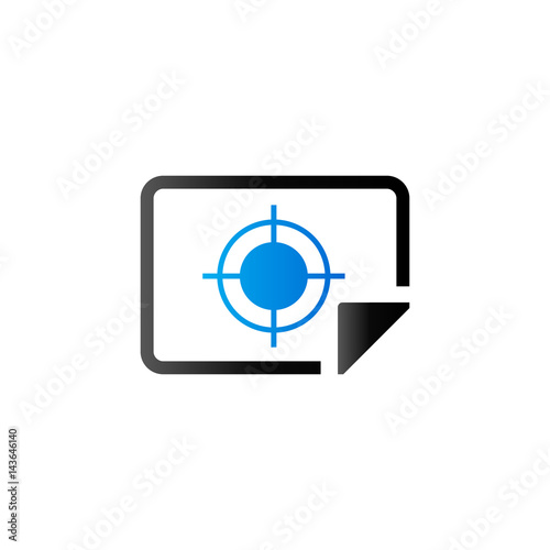 Duo Tone Icon - Printing quality control