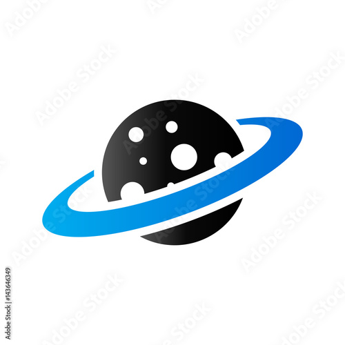 Duo Tone Icon - Planet Saturn