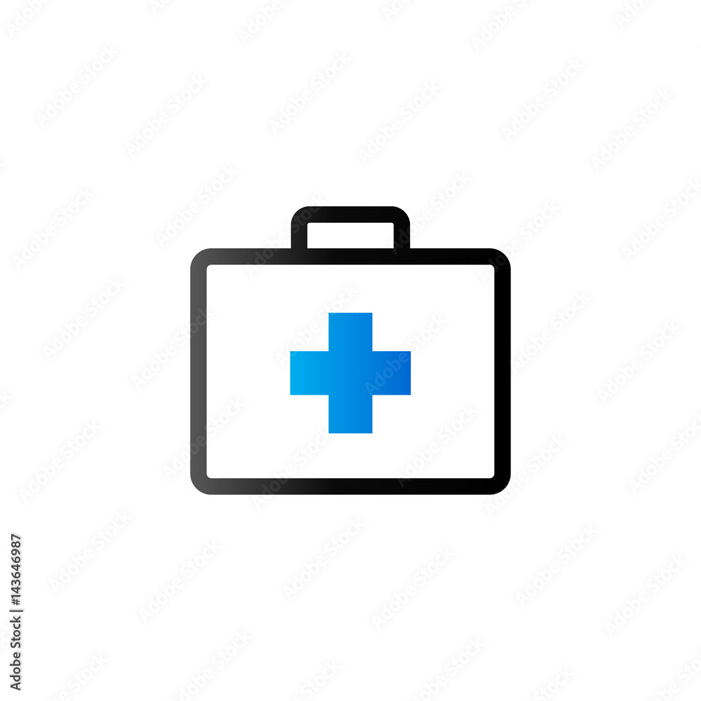 Duo Tone Icon - Medical case Duo Tone Icon - Medical case