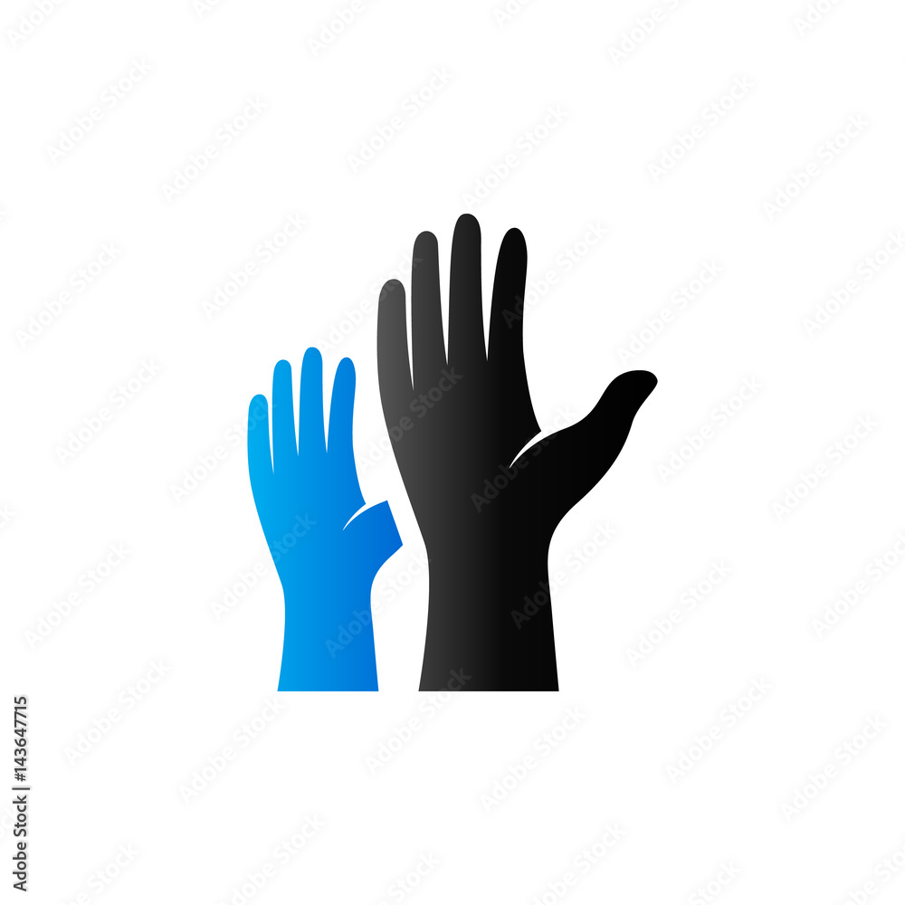 Duo Tone Icon - Hands