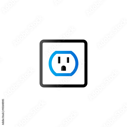 Duo Tone Icon - Electrical outlet