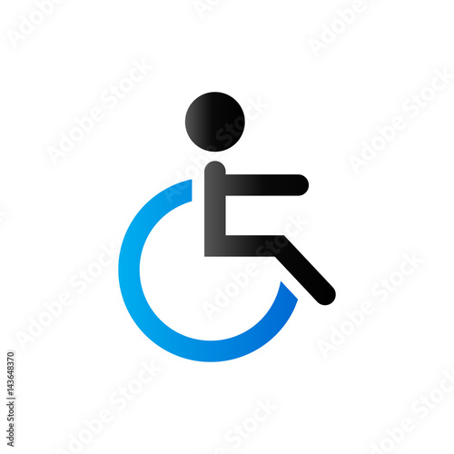Duo Tone Icon - Disabled access