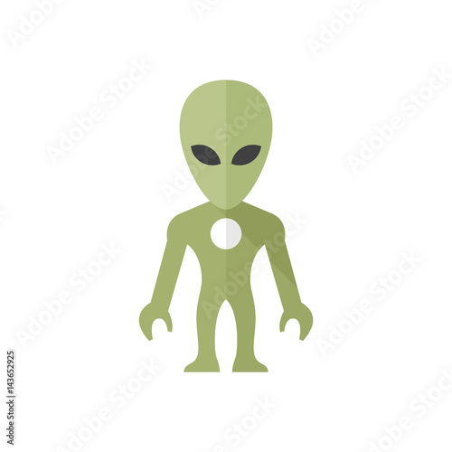 Flat icon - Alien