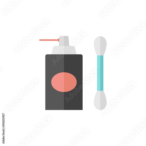 Flat icon - Cleaning liquid