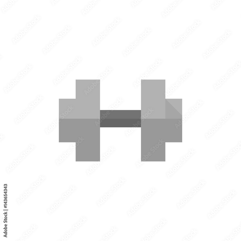 Flat icon - Dumbbell Flat icon - Dumbbell