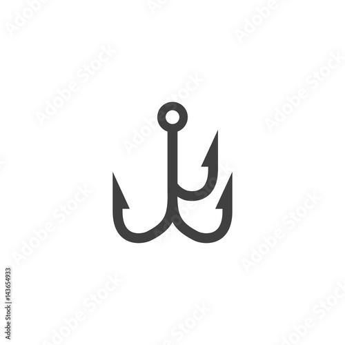 Flat icon - Fishing hook