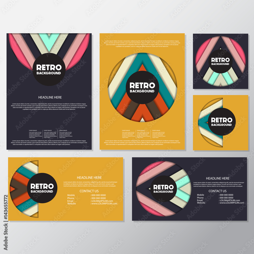 Obraz premium fresh background flyer style background Design Template