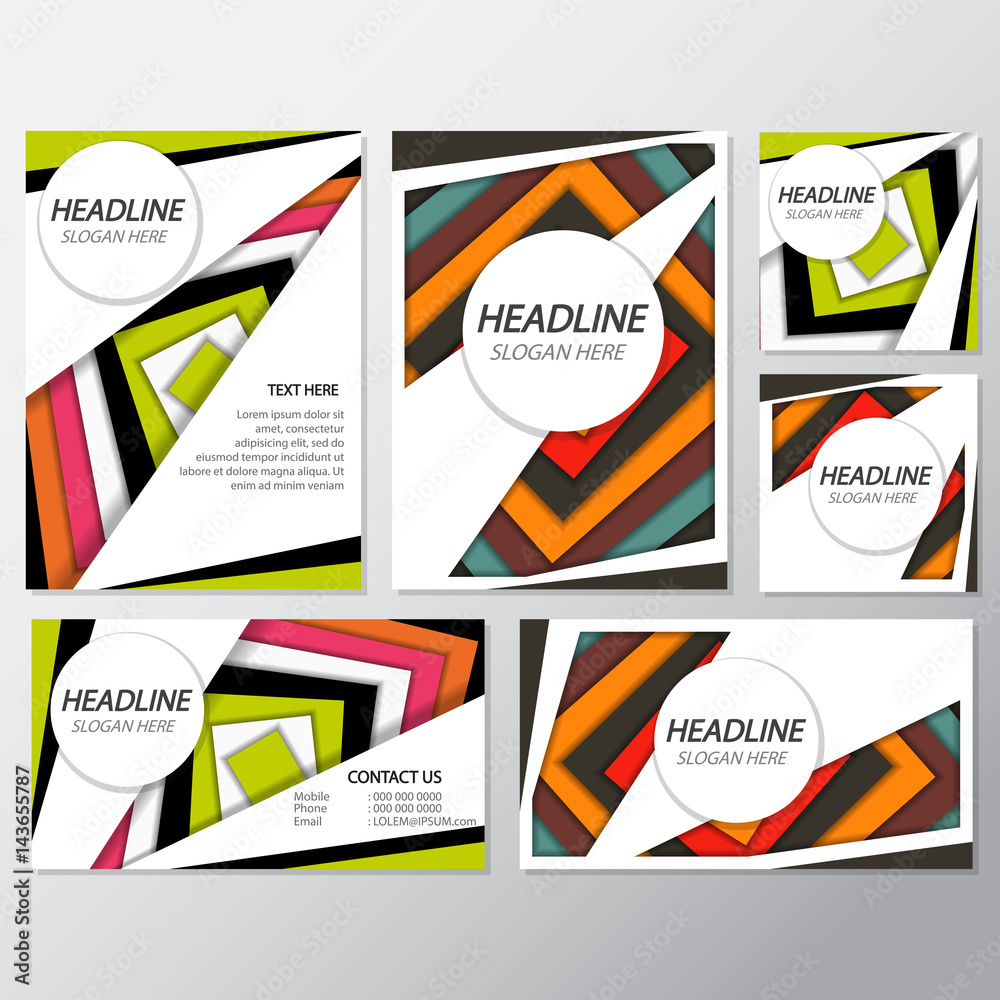 fresh background flyer style background Design Template