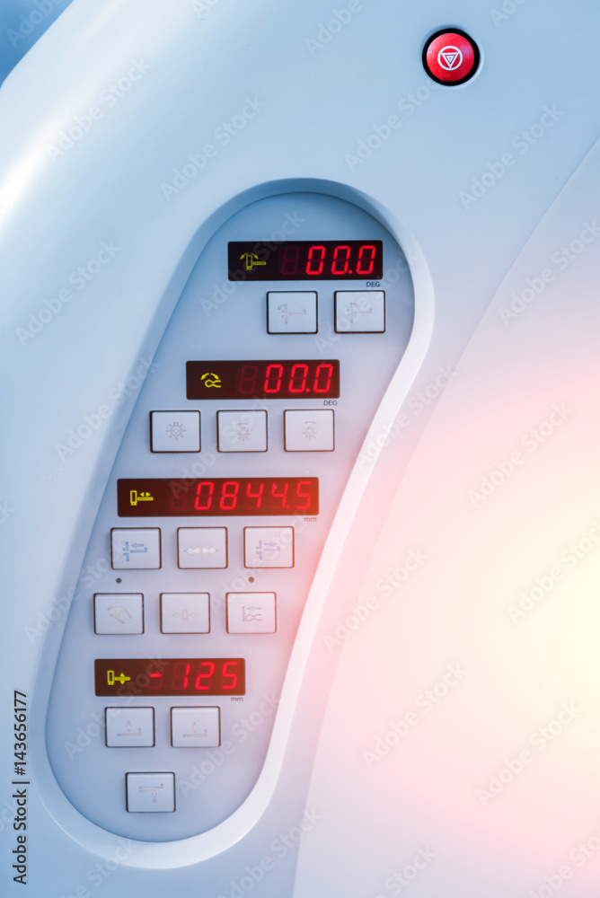Obraz premium Medical equipment. In the room of computed tomography