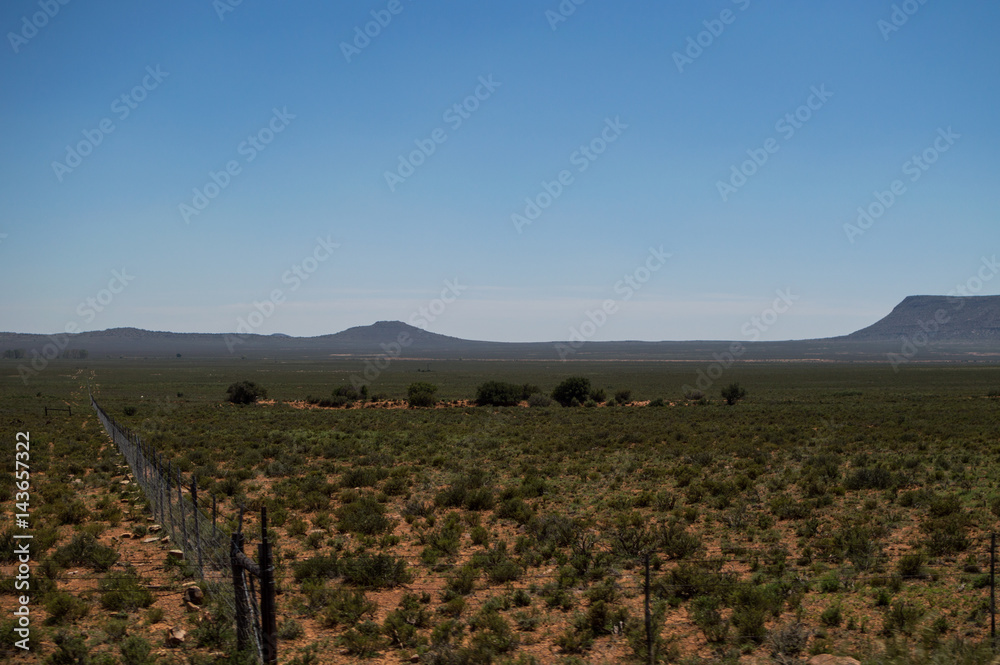 Naklejka premium Prairie Landscape, Free State, South Africa