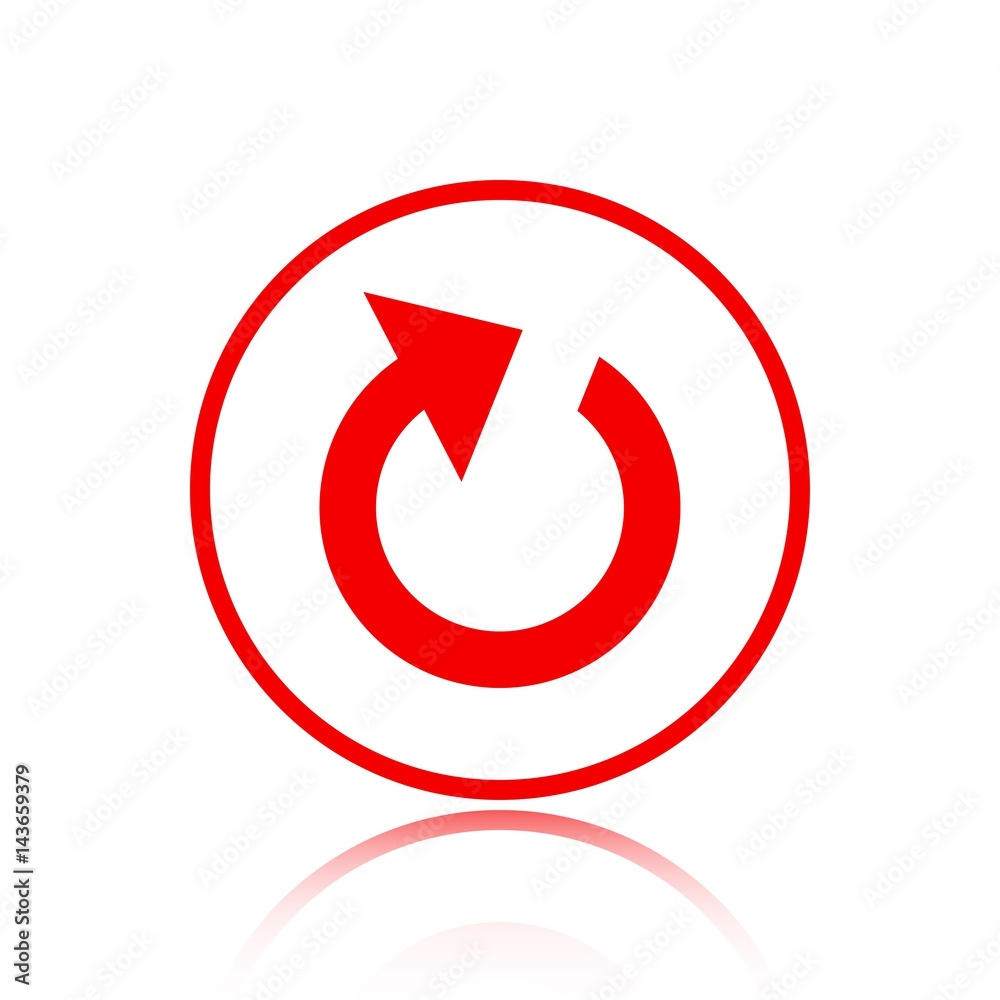 reload icon stock vector illustration flat design reload icon stock vector illustration flat design