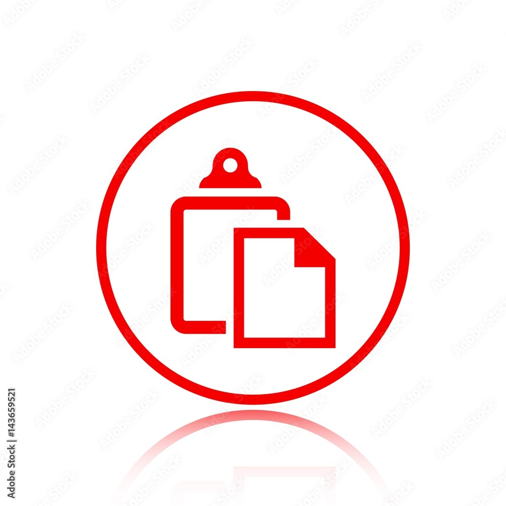 paste icon stock vector illustration flat design paste icon stock vector illustration flat design