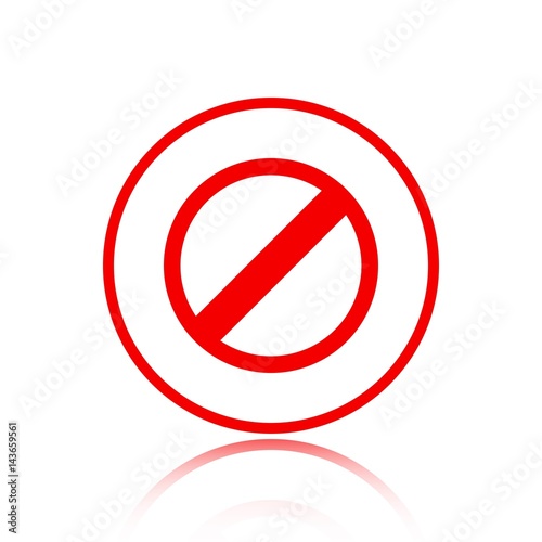 rescricted icon stock vector illustration flat design Free Download rescricted icon stock vector illustration flat design - GFXLoad