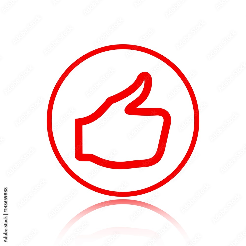 stock vector thumbs up icon vector like icon social network vector icon for app web site etc
