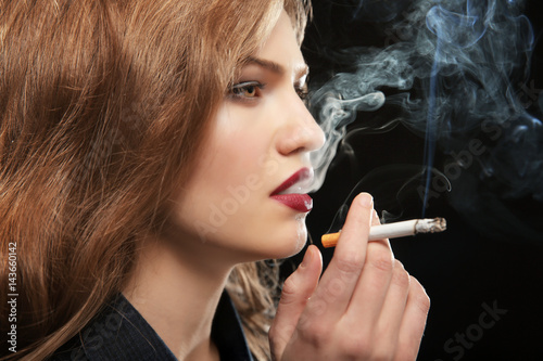 Portrait of beautiful woman...