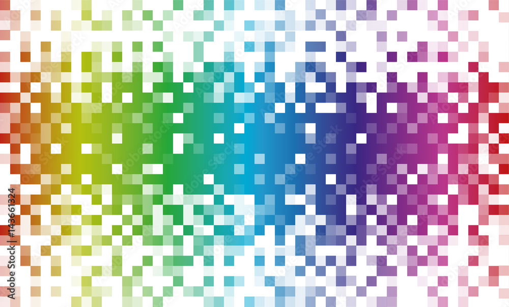 Fototapeta premium Abstract background with color squares