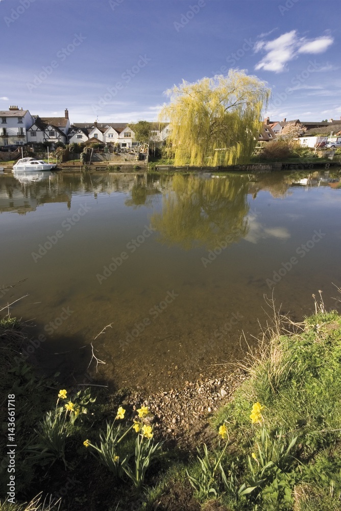 Fototapeta premium River Avon Bidford on Avon Warwickshire The Midlands England