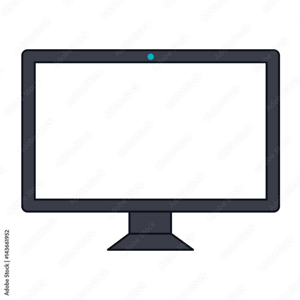 computer desktop with template icon computer desktop with template icon