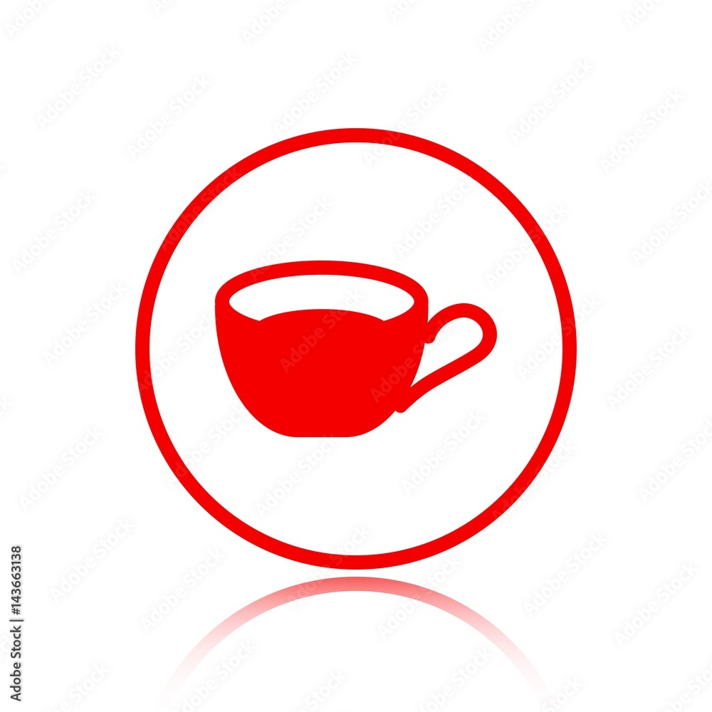 Cup icon stock vector illustration flat design Cup icon stock vector illustration flat design