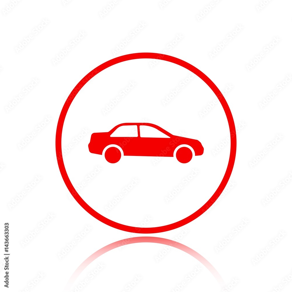 car icon stock vector illustration flat design car icon stock vector illustration flat design