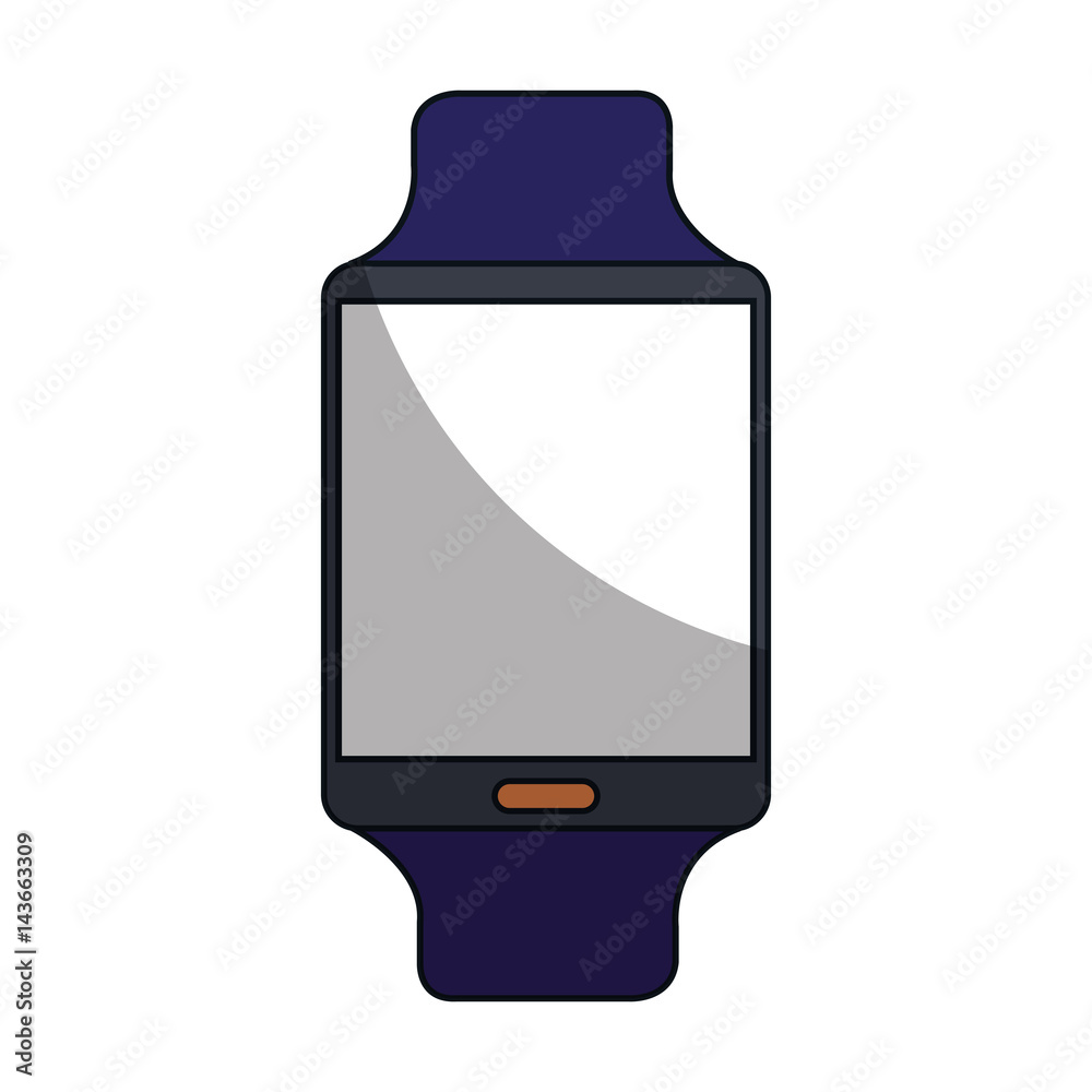 smartwatch device isolated icon