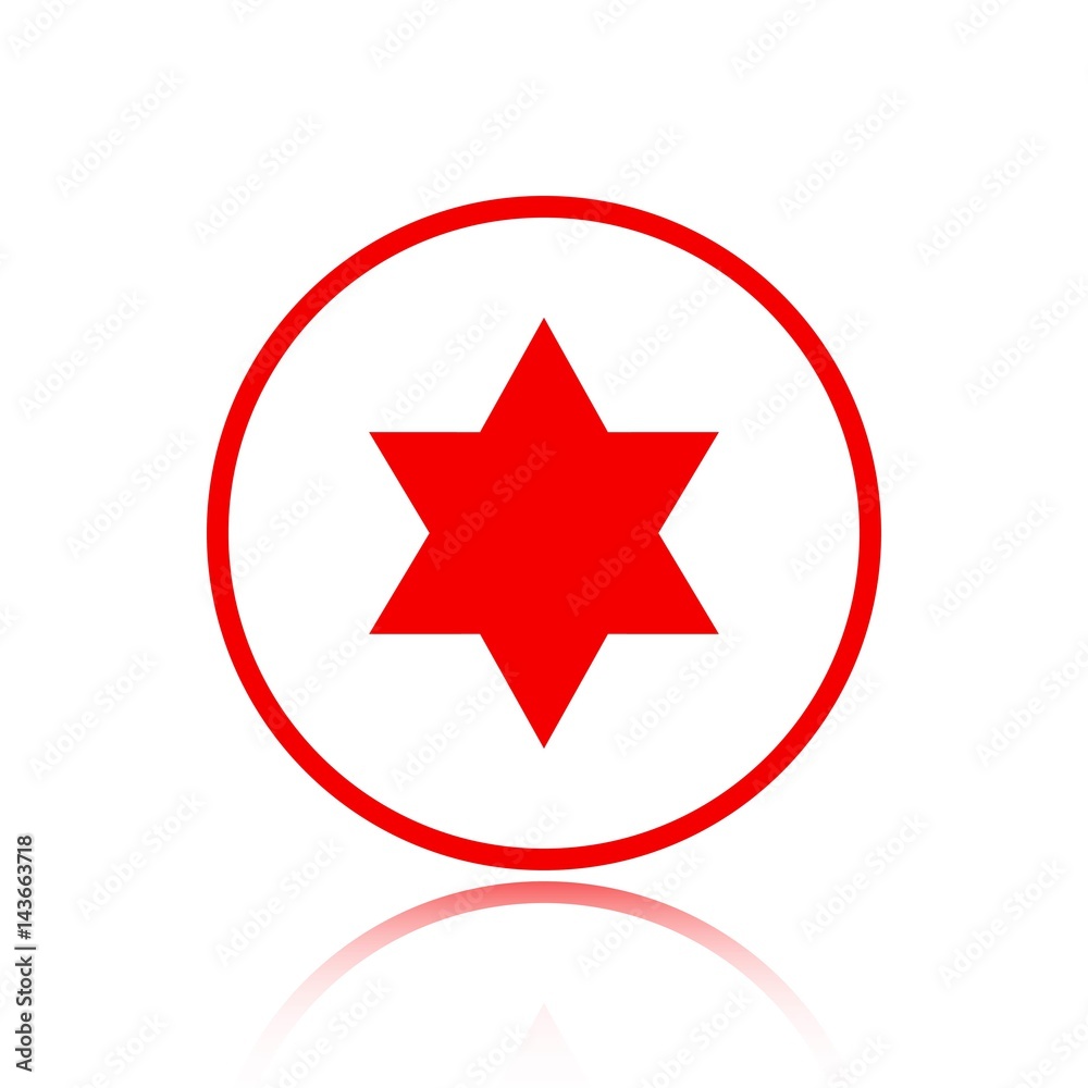 star icon stock vector illustration flat design