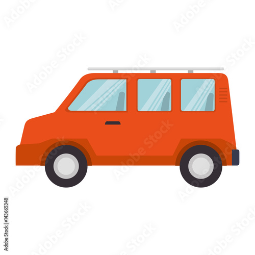 car vehicle isolated icon