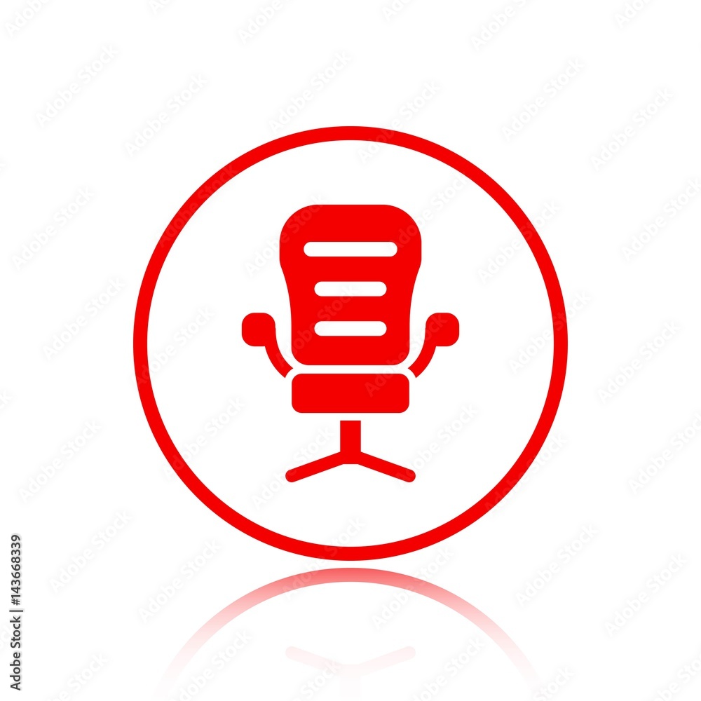 office chair icon stock vector illustration flat design office chair icon stock vector illustration flat design