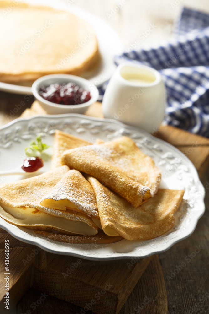 Traditional Russian pancakes Traditional Russian pancakes