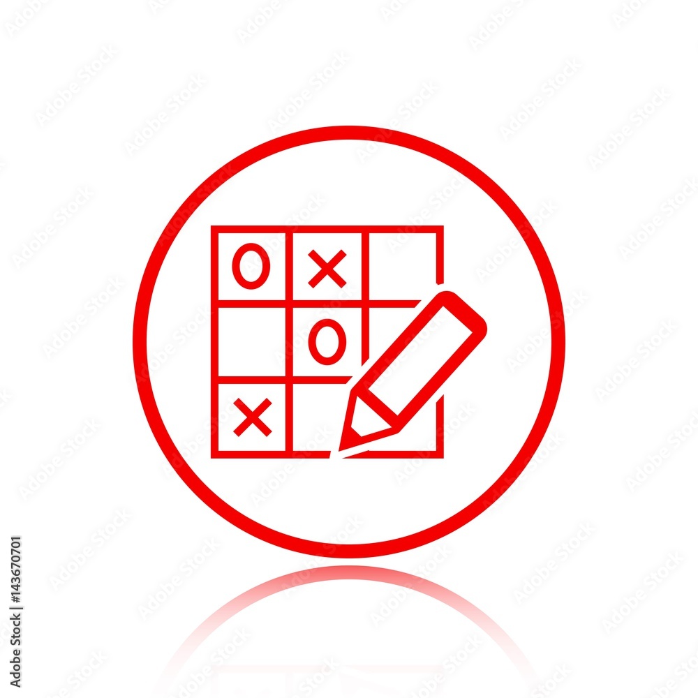 TIC TAC toe icon stock vector illustration flat design TIC TAC toe icon stock vector illustration flat design