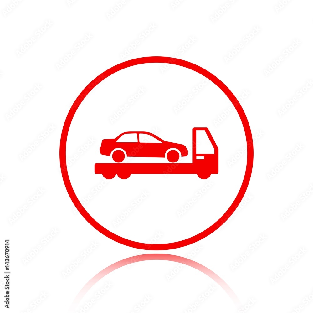 tow truck icon stock vector illustration flat design tow truck icon stock vector illustration flat design
