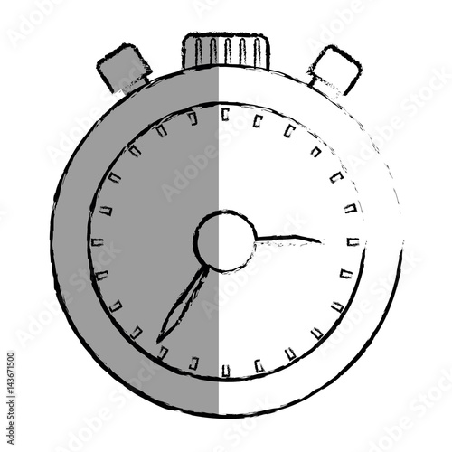 chronometer watch isolated icon