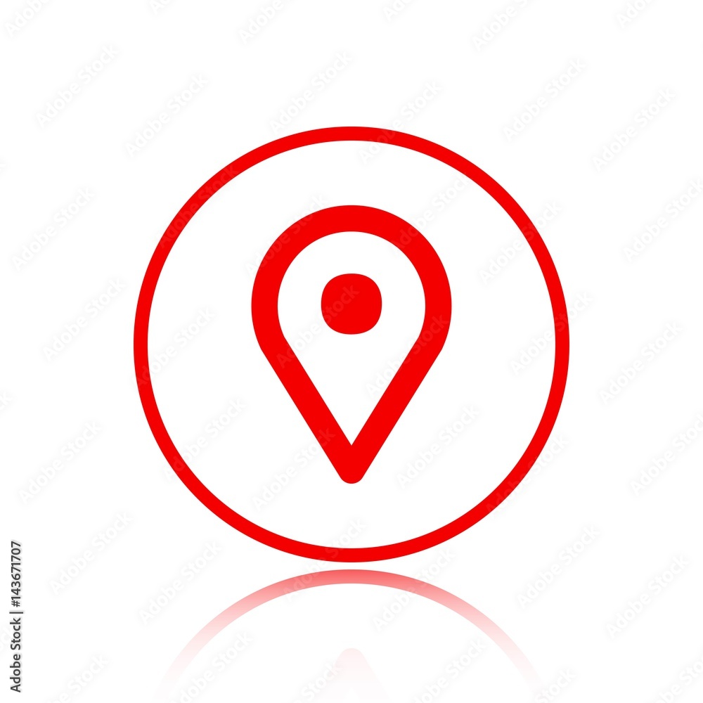 map pointer icon stock vector illustration flat design map pointer icon stock vector illustration flat design