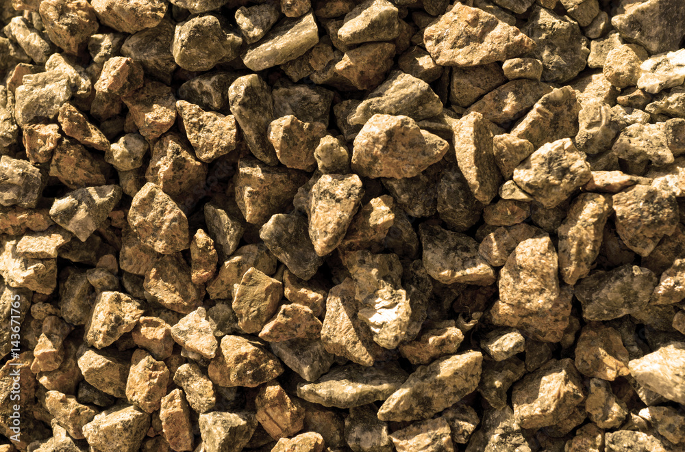 Orange stones gravel texture macro background Orange stones gravel texture macro background