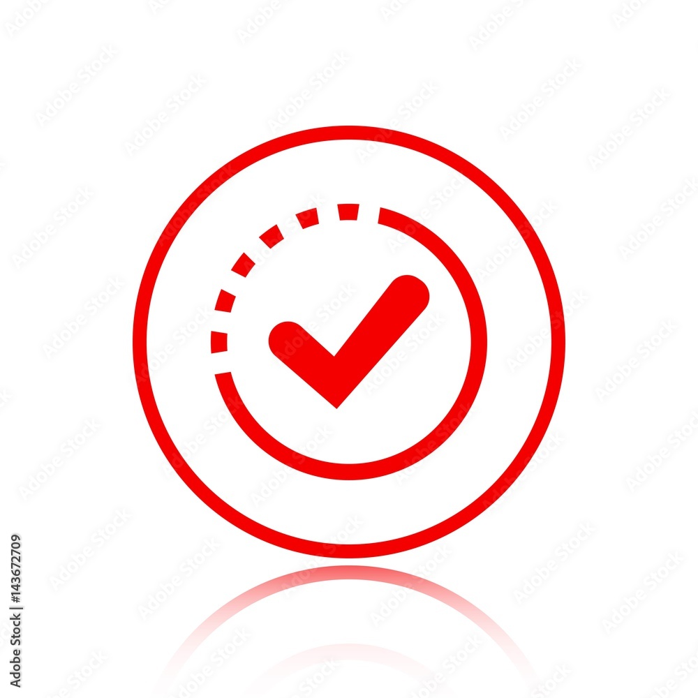 check icon vector illustration. Flat design style check icon vector illustration. Flat design style