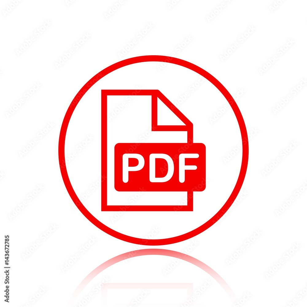 pdf icon stock vector illustration flat design pdf icon stock vector illustration flat design
