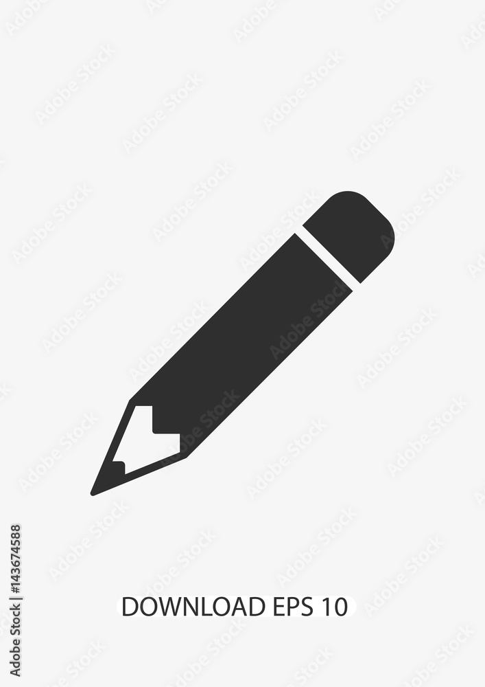 Pencil icon, Vector Pencil icon, Vector