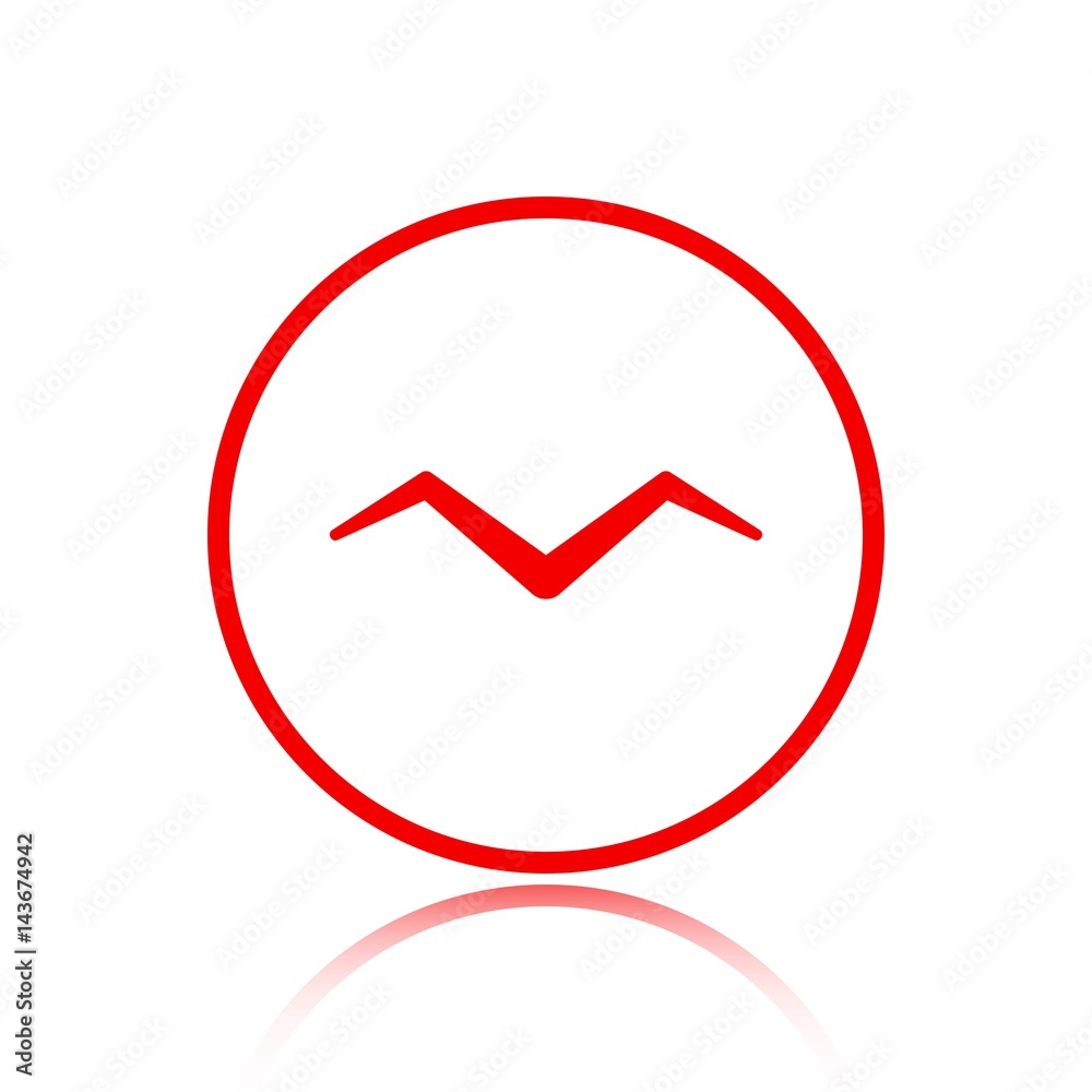 Seagull icon stock vector illustration flat design Seagull icon stock vector illustration flat design