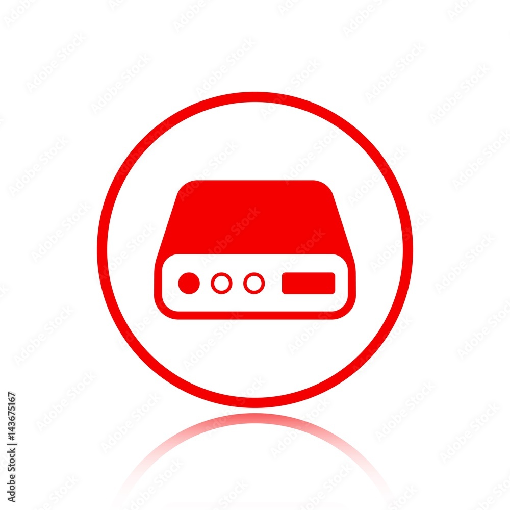 hard drive icon stock vector illustration flat design hard drive icon stock vector illustration flat design