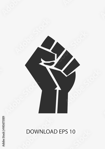 Fist icon, Vector