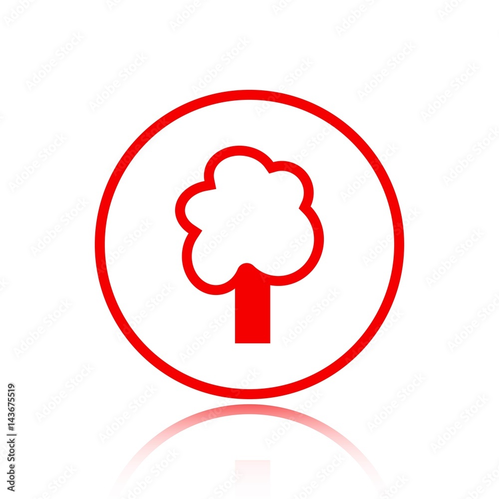tree icon stock vector illustration flat design tree icon stock vector illustration flat design