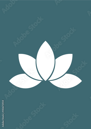 Lotus icon  Vector