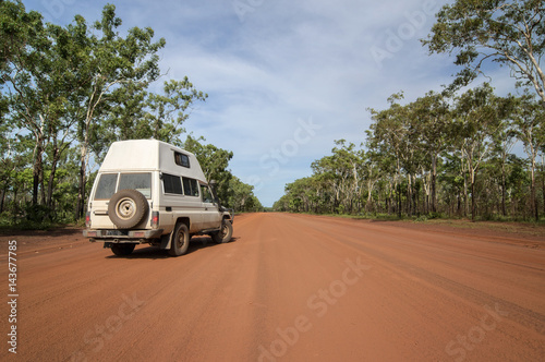 Outback Track at the bush in Northern Territory - Australia